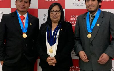 Dos Nuevos Integrantes al Colegio de Periodistas del Perú Consejo Regional Arequipa