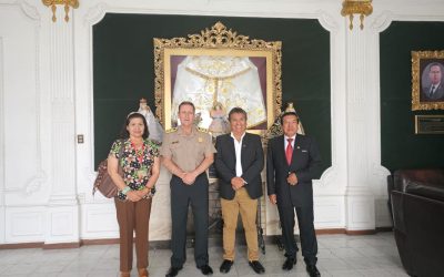 Directivos de Colegio Periodistas se reúnen con nuevo jefe PNP Arequipa