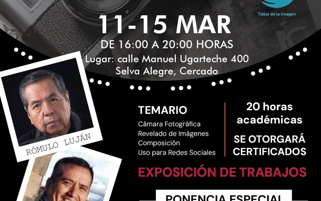 Inició taller de “Fotografía Periodística” 100% práctico gracias al Colegio de Periodistas y Aqp Producciones