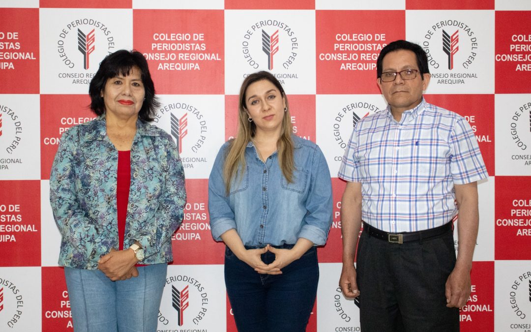 Consejo de Ministros busca estrechar lazos con Colegio de Periodista Arequipa
