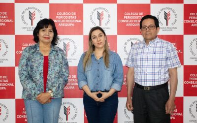 Consejo de Ministros busca estrechar lazos con Colegio de Periodista Arequipa