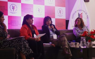 Conversatorio en el Colegio de Periodistas de Arequipa, abordó los desafíos de las mujeres periodistas en la era digital