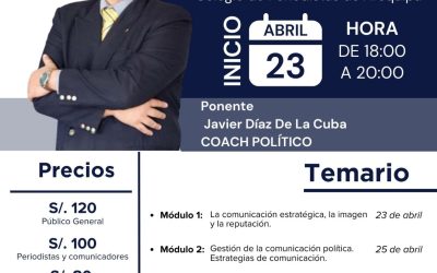 Motívate y Colegio de Periodistas se unen para capacitar en Comunicación Política