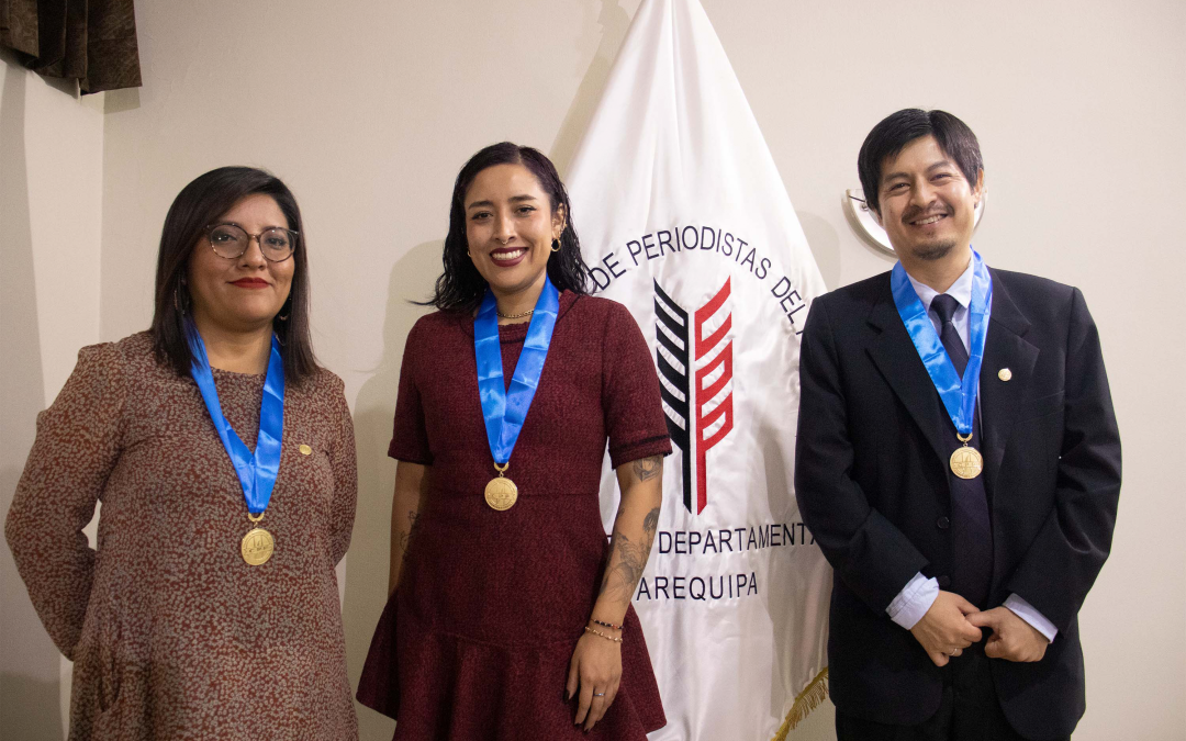 Orden profesional ya cuenta con 589 afiliados en su padrón tres nuevos miembros se integran al Colegio de Periodistas Arequipa