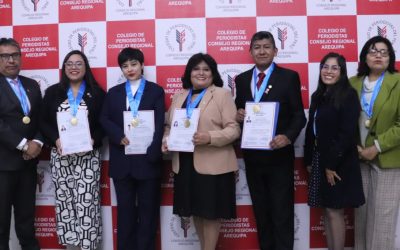 Nuevos guardianes de la verdad: Cuatro profesionales se suman al Colegio de Periodistas de Arequipa