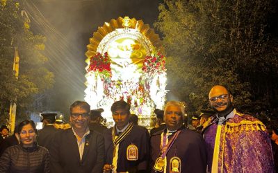 Colegio de Periodistas de Arequipa rinde homenaje a Señor de los Milagros