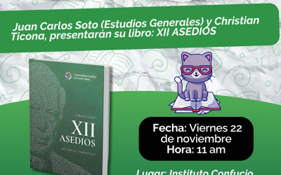 Periodistas Juan Carlos Soto y Cristhian Ticona presentan libro «Vargas Llosa XII Asedios»