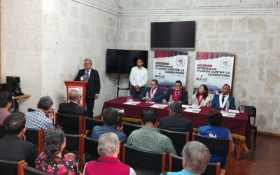 Colegio de Periodistas de Arequipa presente en la Semana de la Integridad y Lucha contra la Corrupción