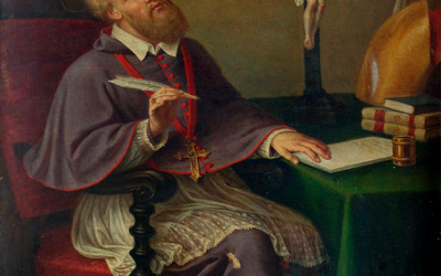 La iglesia católica recuerda a San Francisco de Sales como el patrono de los periodistas y escritores