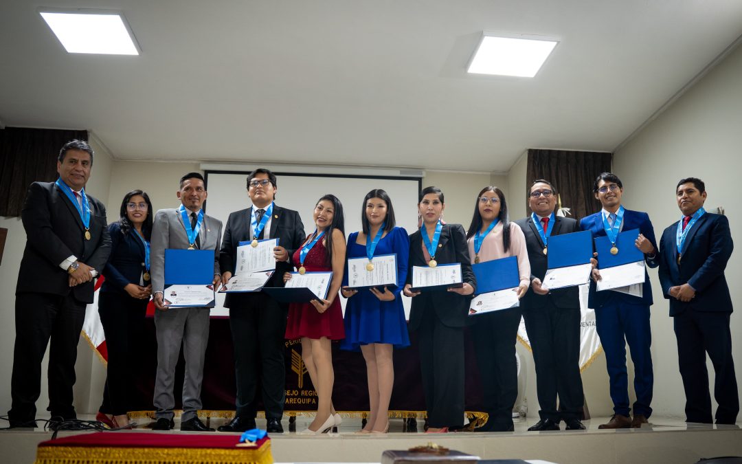 Nueve periodistas se incorporan al Colegio de Periodistas del Perú en Arequipa