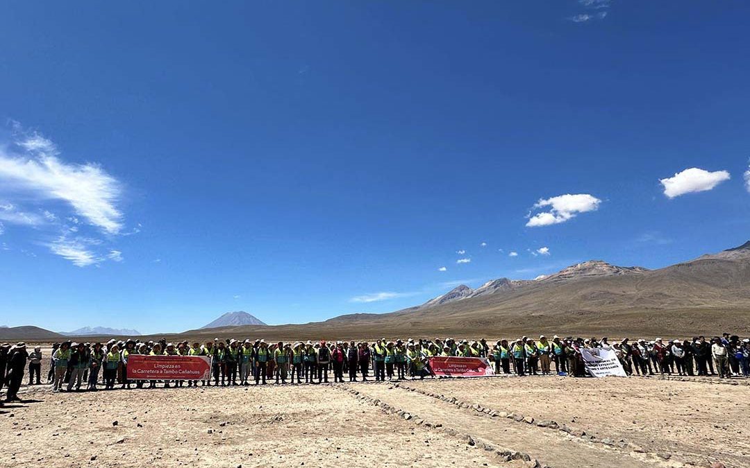CPP Arequipa y 10 medios locales en cruzada ambiental en Reserva Nacional de Salinas y Aguada Blanca