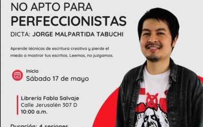Periodista Jorge Malpartida Tabuchi dicta curso de escritura creativa en Arequipa