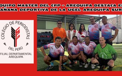 Equipo master de CPP- Arequipa destaca en mañana deportiva de la UGEL Arequipa Sur