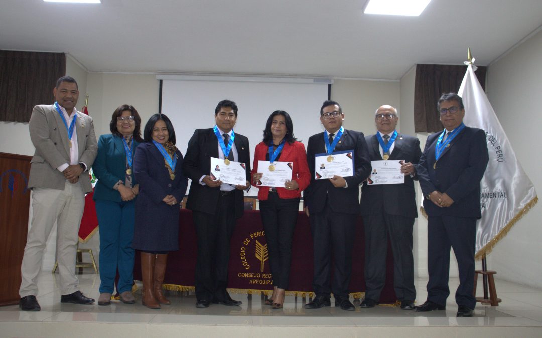 Cuatro nuevos profesionales se suman al Colegio de Periodistas del Perú – Filial Arequipa