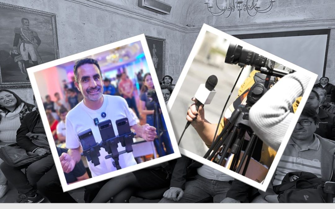 Periodista Fernando Llanos destaca cómo la tecnología transforma el periodismo en vivo
