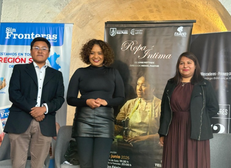 «ROPA ÍNTIMA», TEATRO QUE INTERPELA DESDE LA COMUNICACIÓN, LA IDENTIDAD Y LA RESILIENCIA FEMENINA EN AREQUIPA