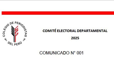 Comité Electoral Departamental convoca a elecciones en el Colegio de Periodistas del Perú – FilialArequipa