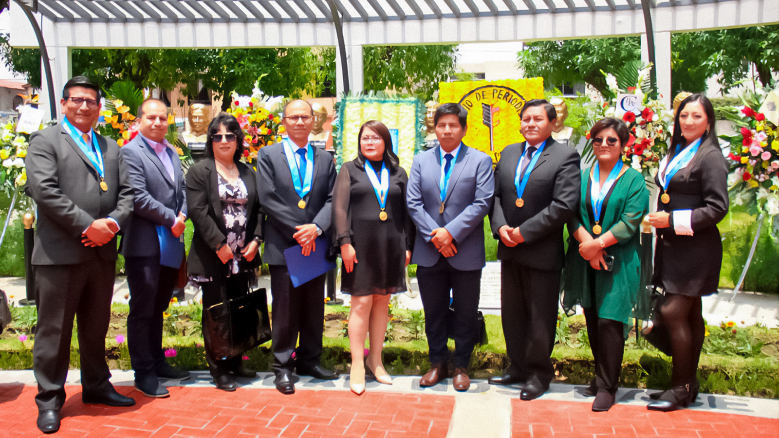 Juan Pablo Aguilar, César Espinoza, Roxana Ortiz, Rolando Vilca, Gisela Vilca, Miguel Idme, Gabriela Alosilla y Libertad Merma