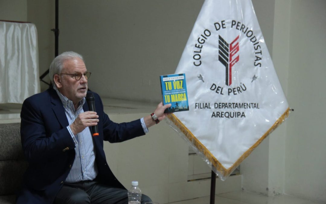 Pablo Cateriano en el Colegio de Periodistas compartió experiencias y estrategias