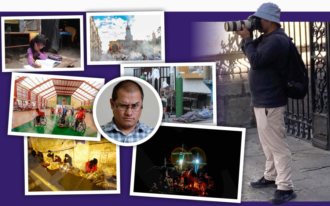 Heiner Aparicio fotografió la memoria de Arequipa