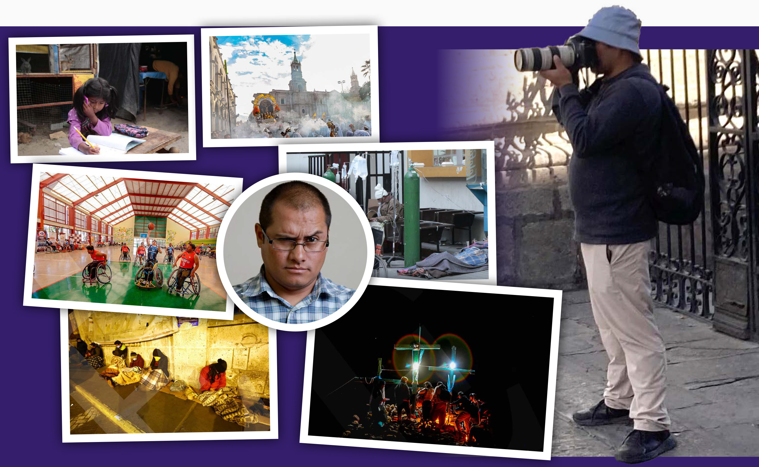 El fotoperiodista y su arte Heiner Aparicio