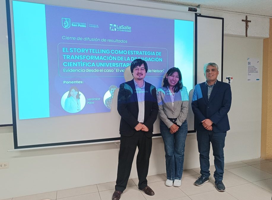 Las historias acercan la ciencia a la ciudadanía, revela estudio de la UCSP y U La Salle
